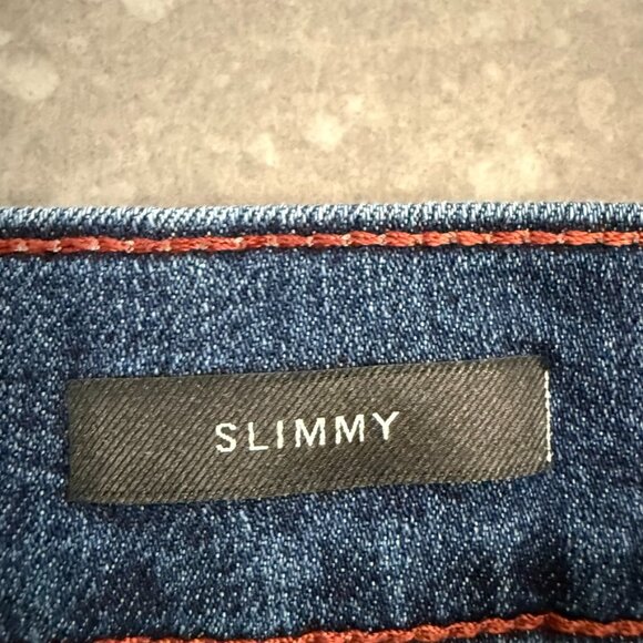 7 For All Mankind Slimmy Coachella Blue Jeans - Size 32 - Picture 7 of 16